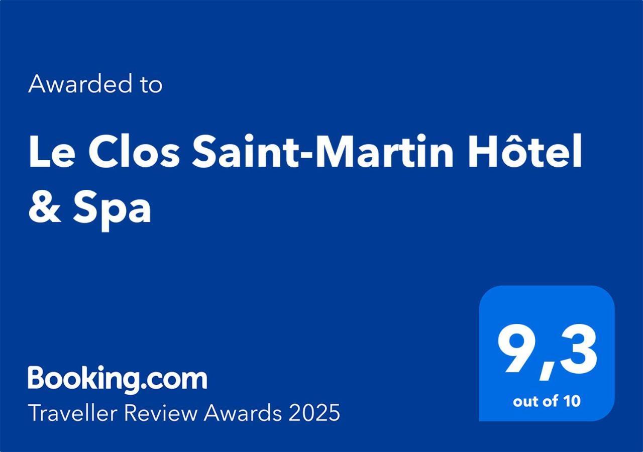 Le Clos Saint-Martin Hotel & Spa Luaran gambar